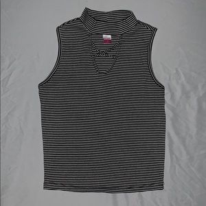 B&W Striped Childs Blouse